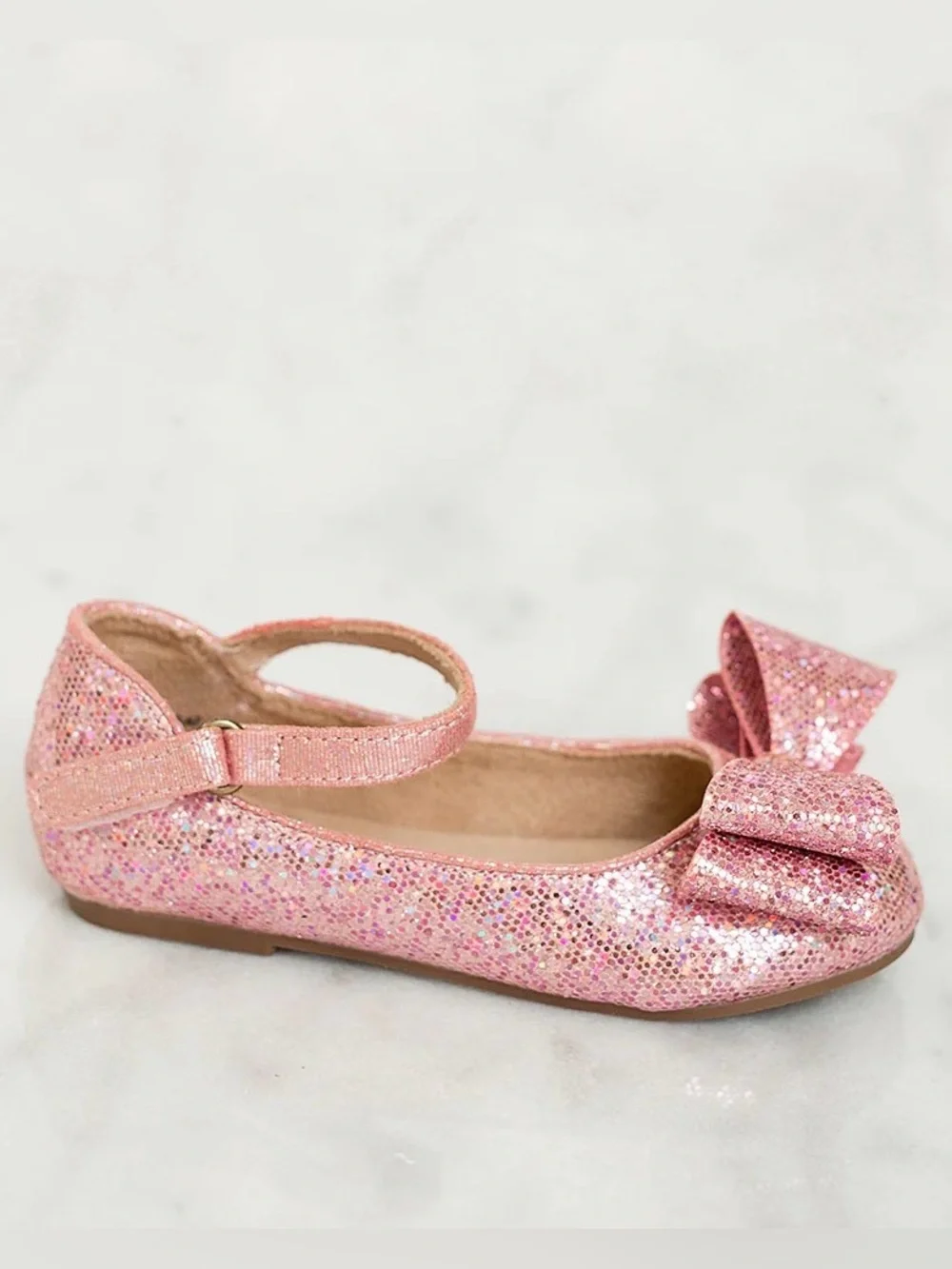 Joyfolie MIRIAM Flat in Blush with Bow